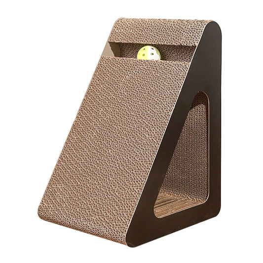 Interactive Cat Scratcher with Ball - Sturdy & Engaging